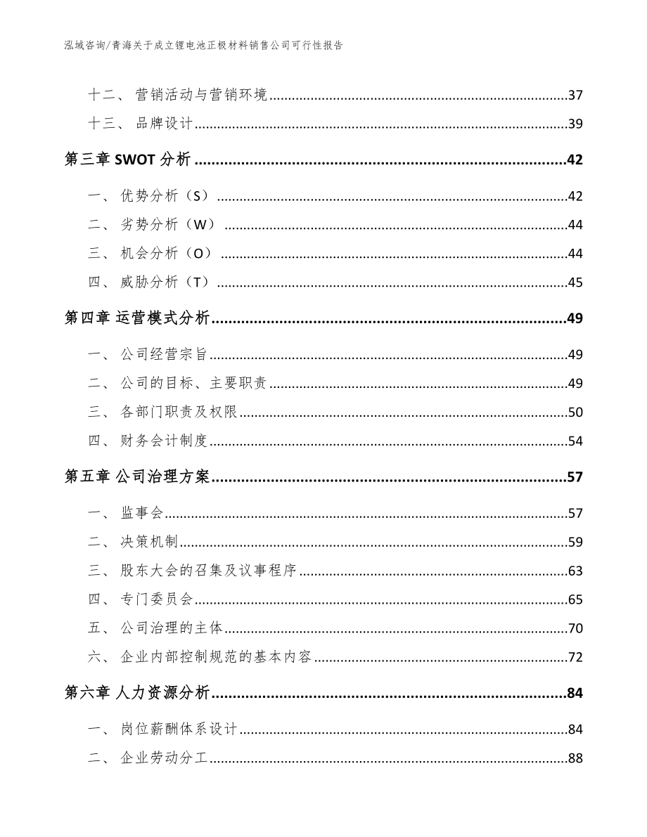 青海关于成立锂电池正极材料销售公司可行性报告【范文参考】_第2页