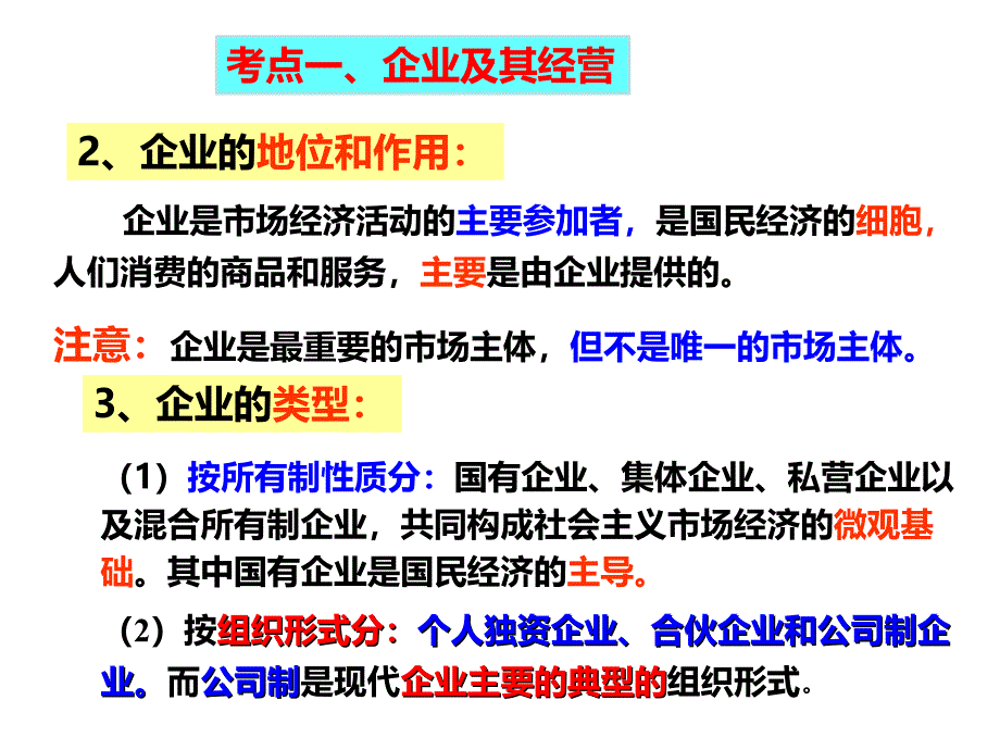 企业与劳动者高三一轮复习ppt课件整理_第4页