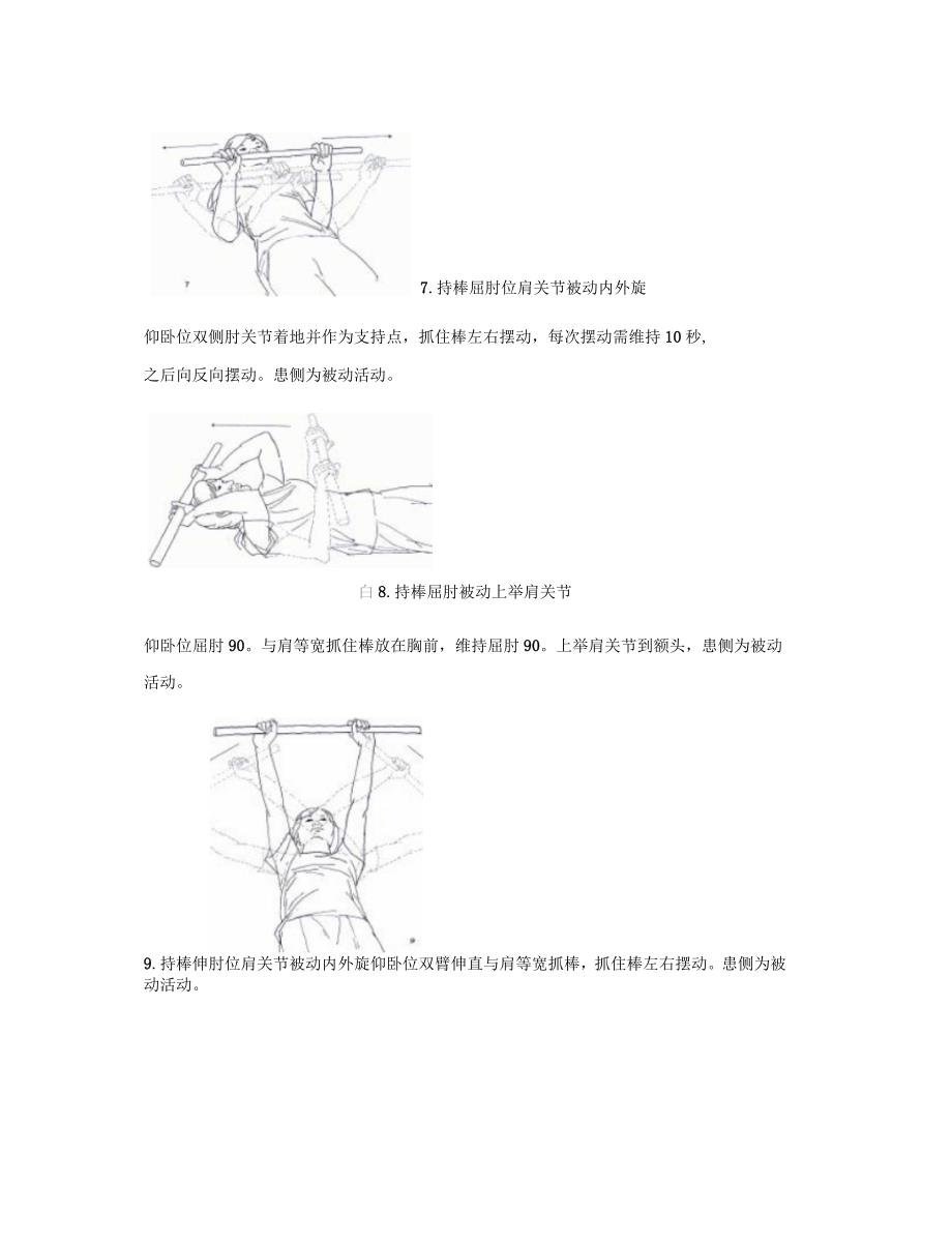 肩关节镜术后康复计划手册_第4页