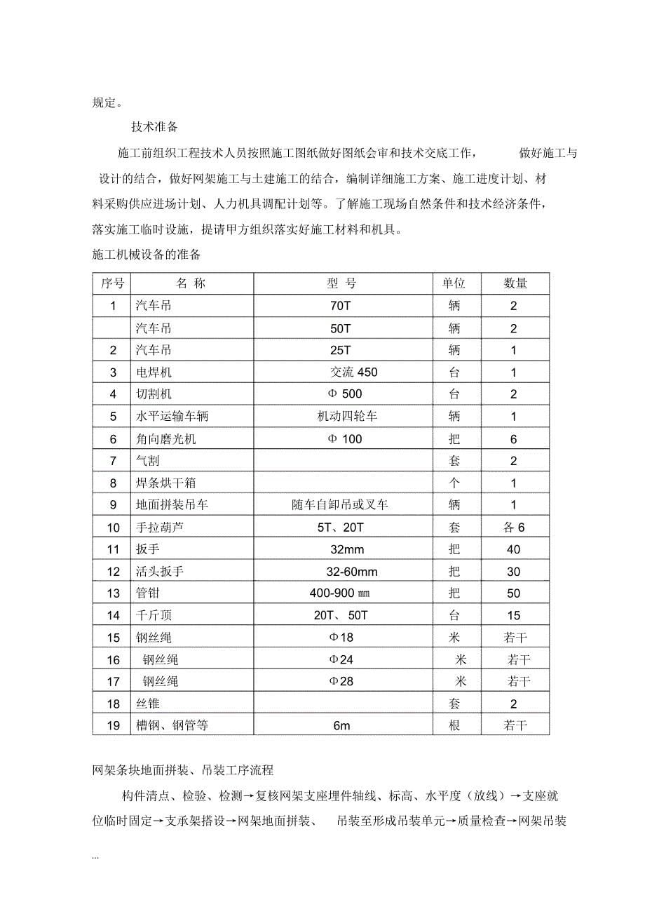 干煤棚网架安装工程施工专项方案_第5页