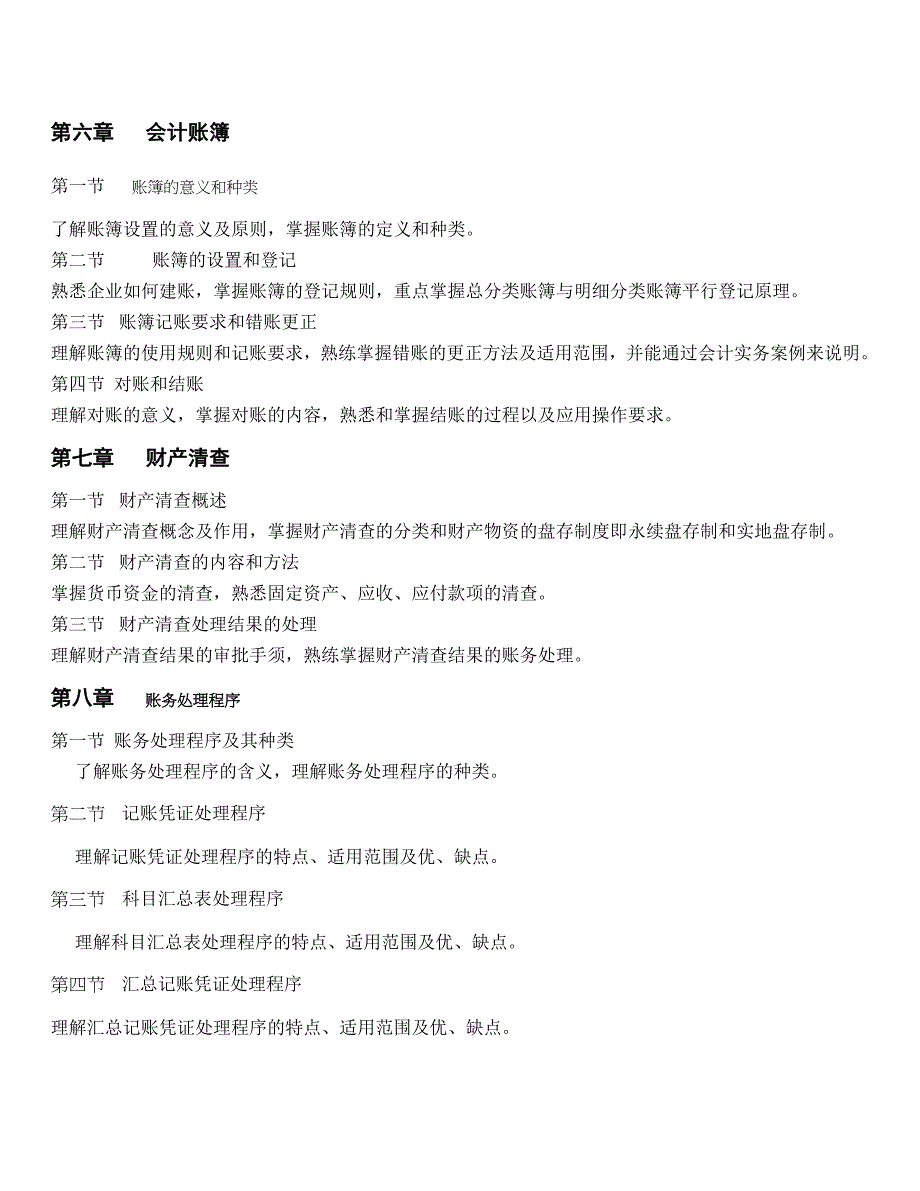 XXXX年东北财经大学财务管理专升本考试大纲_第3页