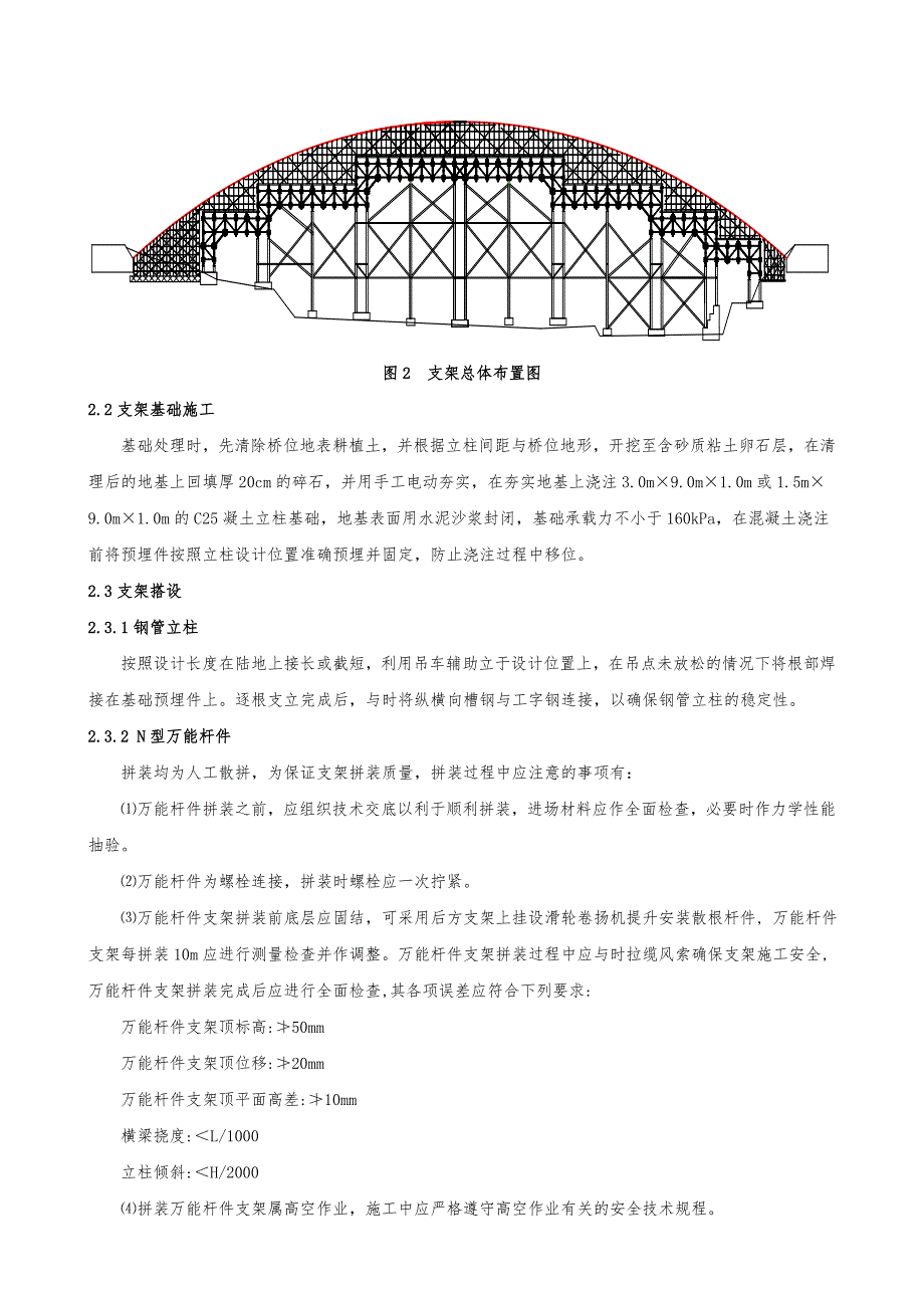 现浇钢筋混凝土箱形拱桥主拱圈施工技术_第2页