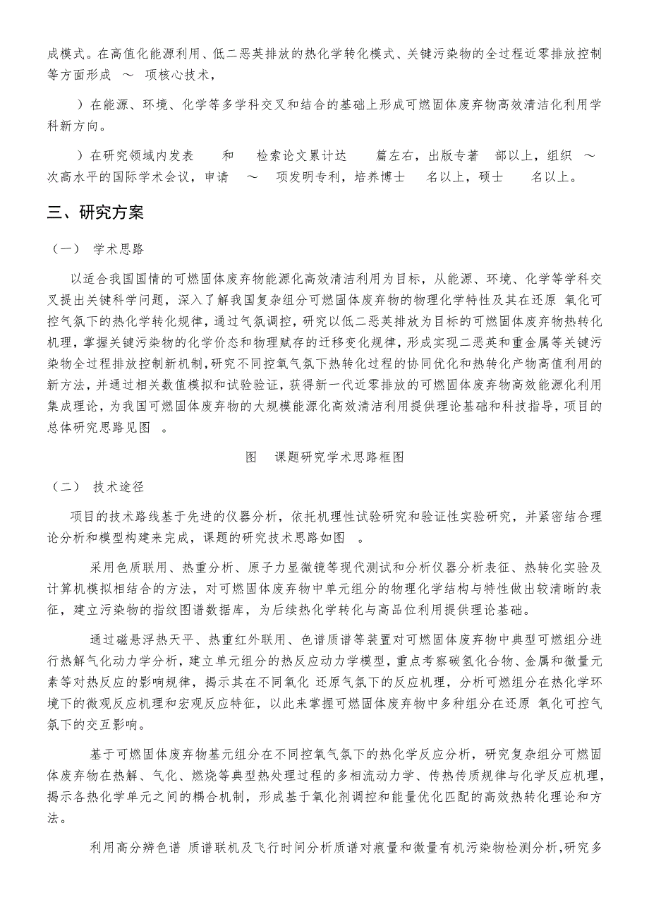 2011CB201500-可燃固体废弃物能源化高效清洁利用机理研究-973项目申报书5387_第2页