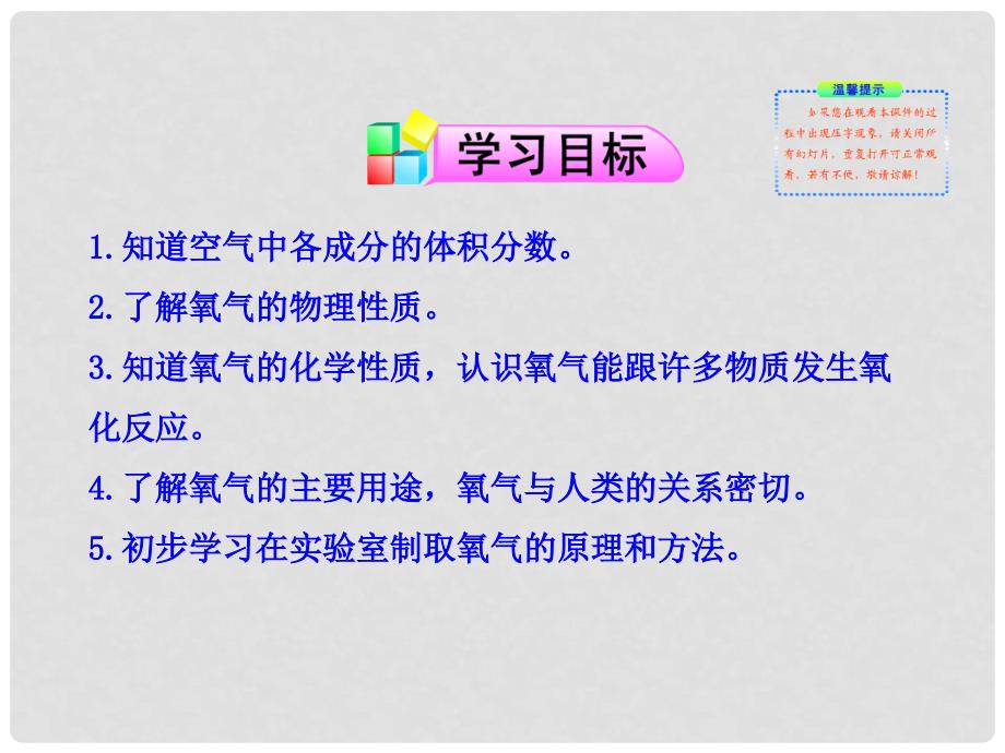 九年级化学全册 第二章 第1节 性质活泼的氧气教学课件 沪教版_第2页