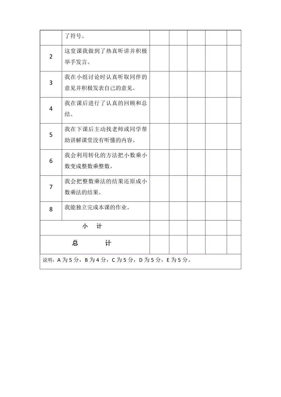 第五阶段学生行为态度及学习情况评价问卷_第2页