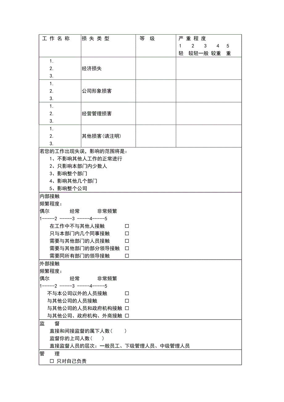 800hr03职位分析--工作分析调查问卷(doc5)_第2页