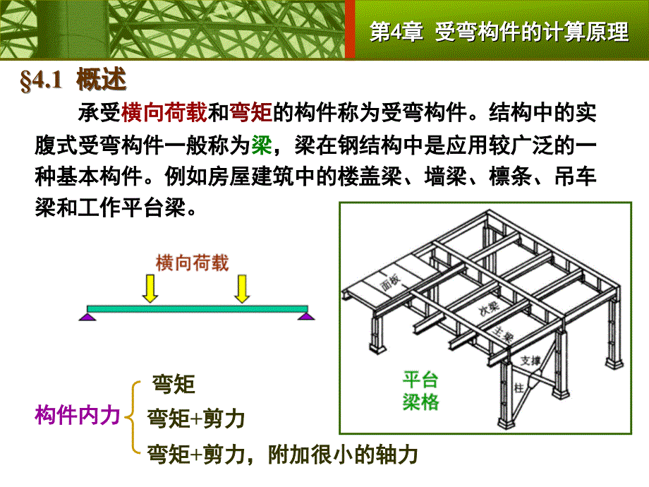 [工钢结构设计原理课件 第4章 受弯构件计算_第2页