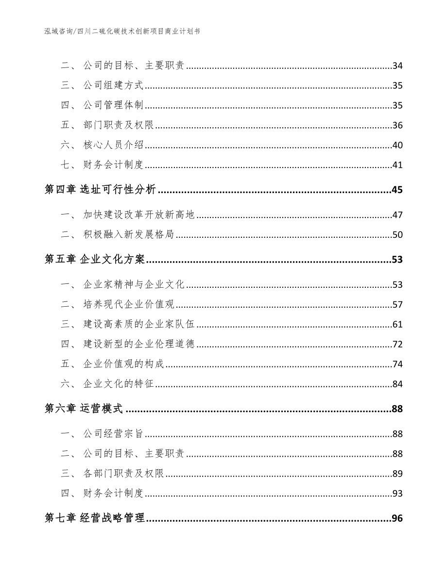 四川二硫化碳技术创新项目商业计划书_参考模板_第3页