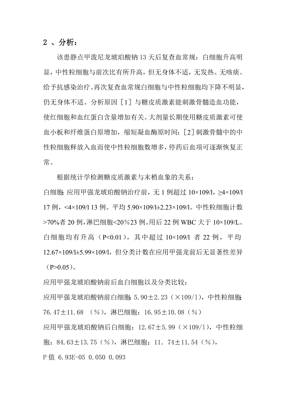 甲泼尼龙致白细胞升高一例9.doc_第2页