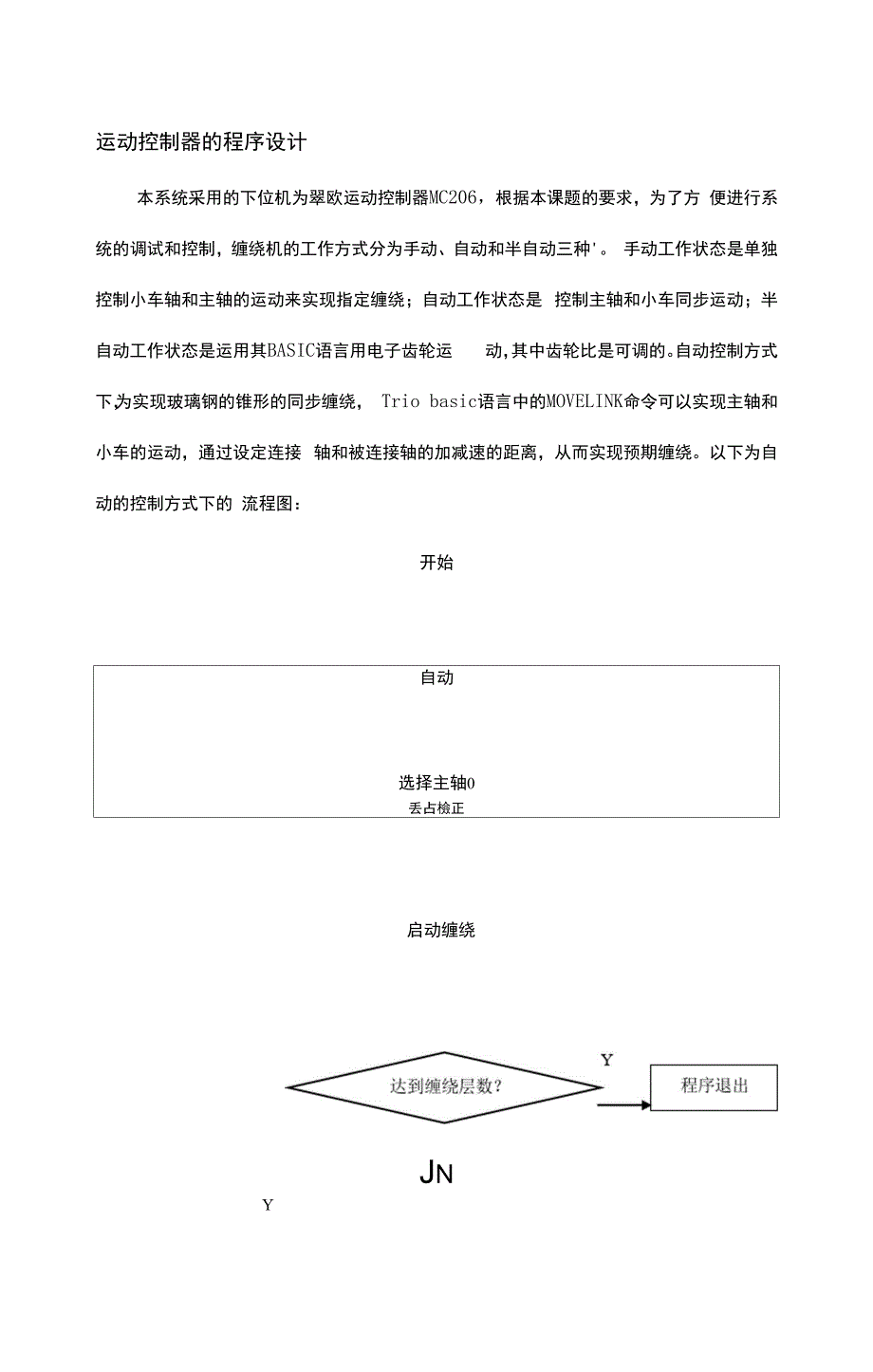 运动控制器的程序设计说明书_第1页