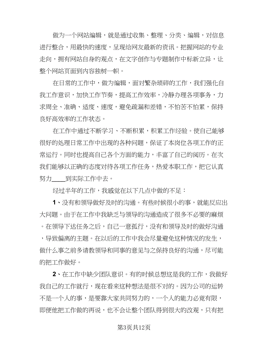 2023网站编辑工作总结标准范文（四篇）.doc_第3页