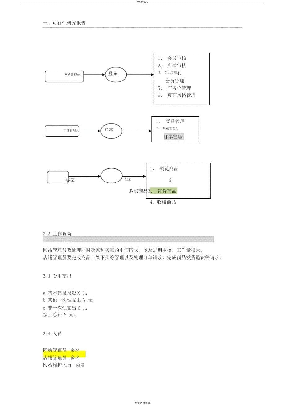 农副产品电子商务网站可行性研究报告(DOC 13页)_第5页