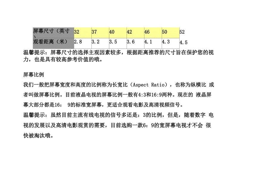 液晶电视你不得不了解的参数_第5页