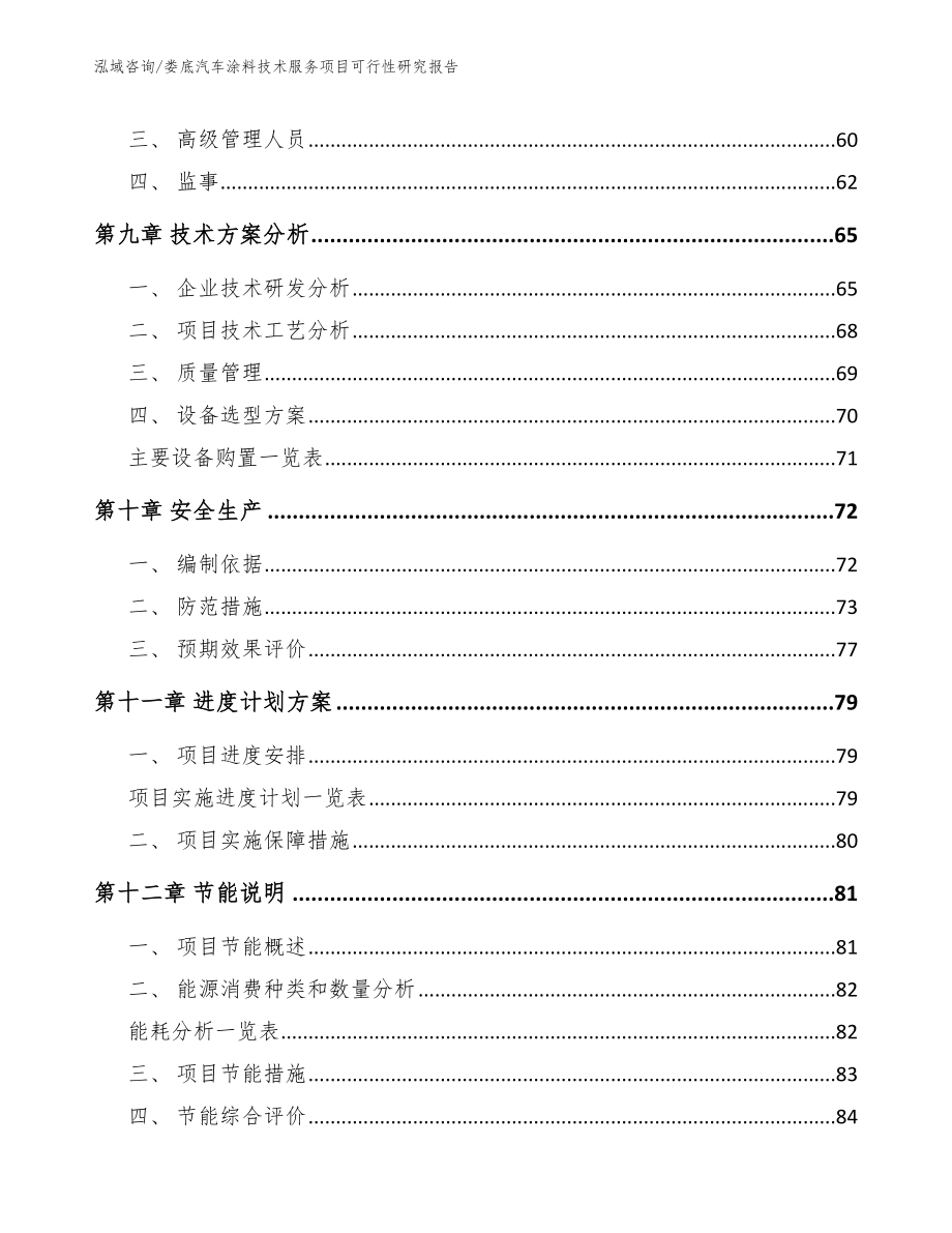 娄底汽车涂料技术服务项目可行性研究报告_模板范文_第4页