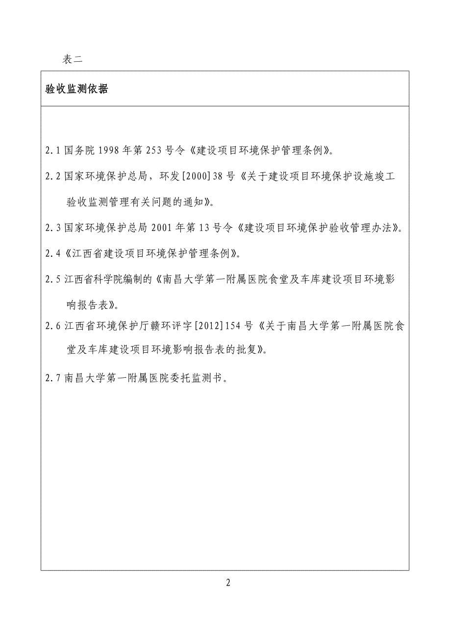 南昌大学一附医院食堂及车库建设项目 竣工环保验收报告.doc_第5页