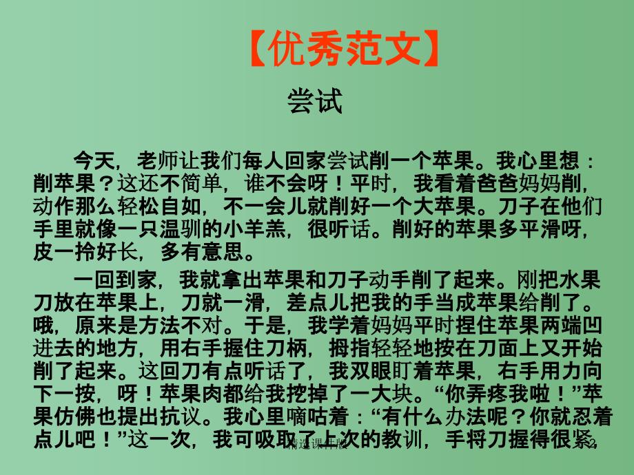 四年级语文下册习作七一次体验活动课件2苏教版_第2页