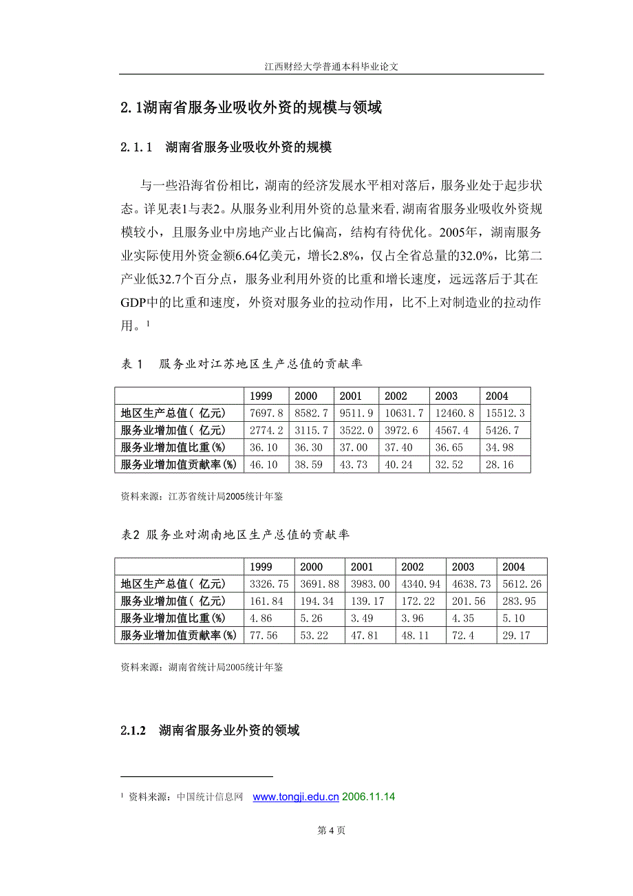 湖南省服务业利用外资的问题与对策.doc_第4页