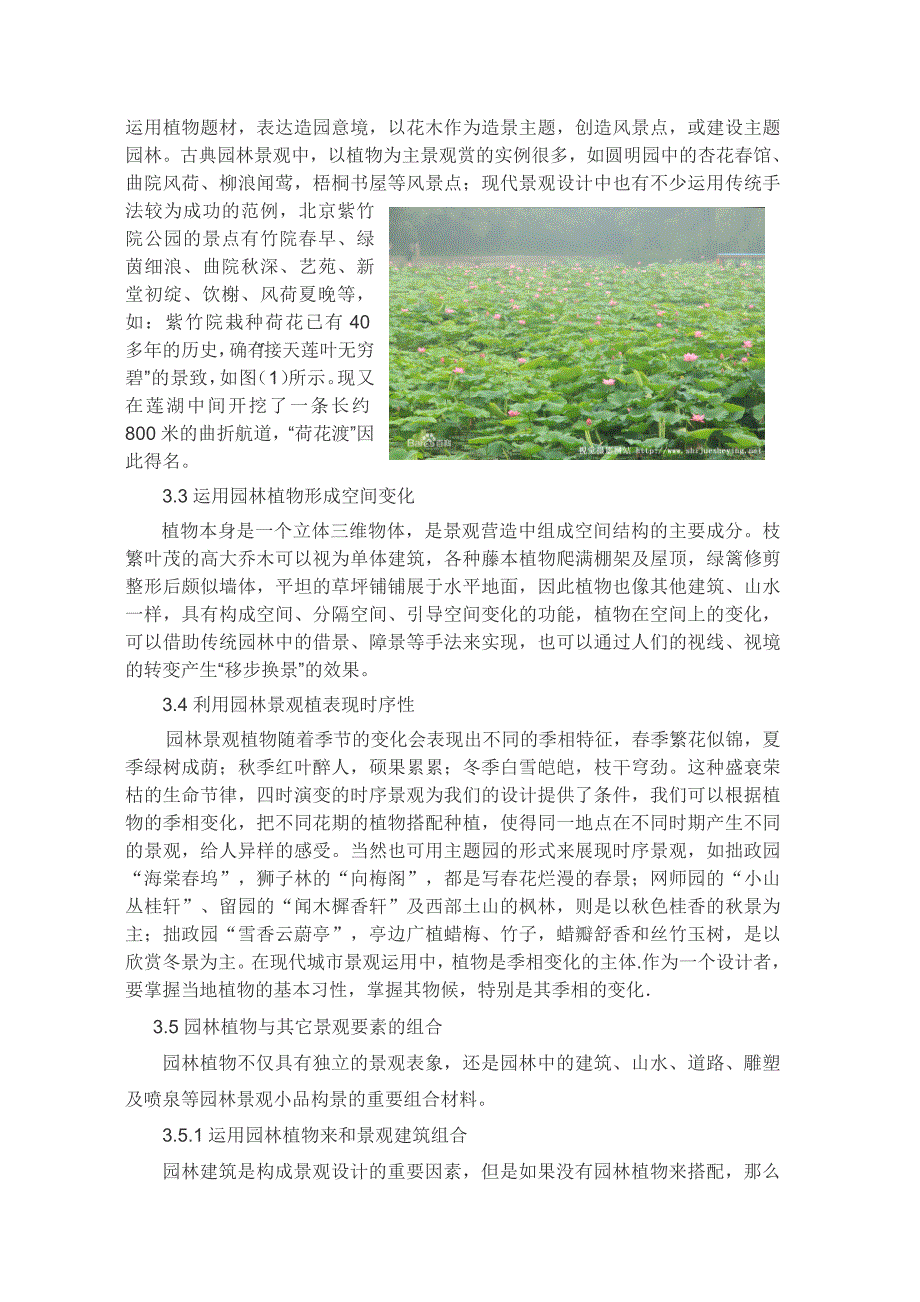 园林植物在景观园林中的运用_第4页