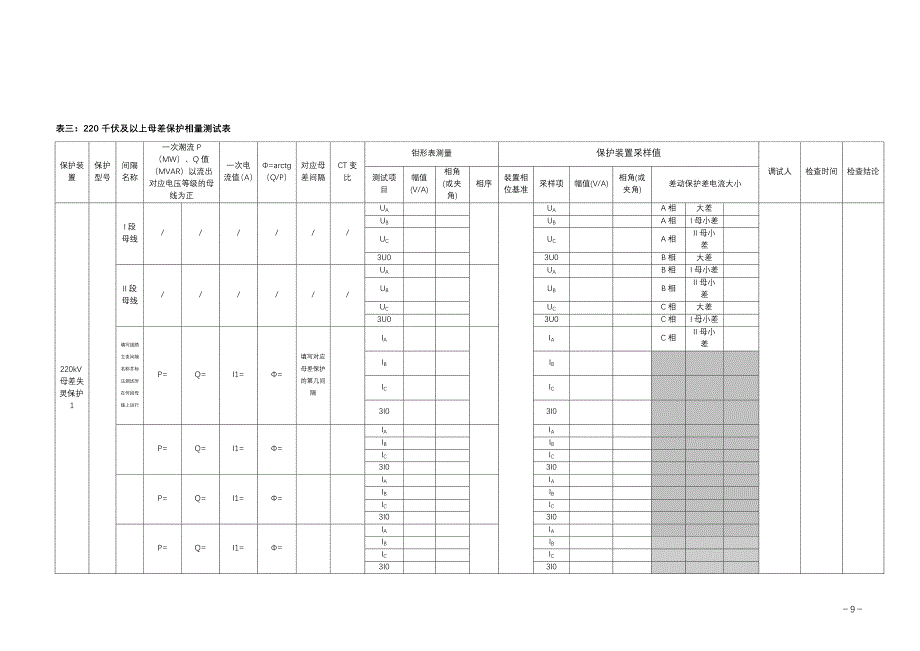 各类型保护相量测试表.doc_第4页