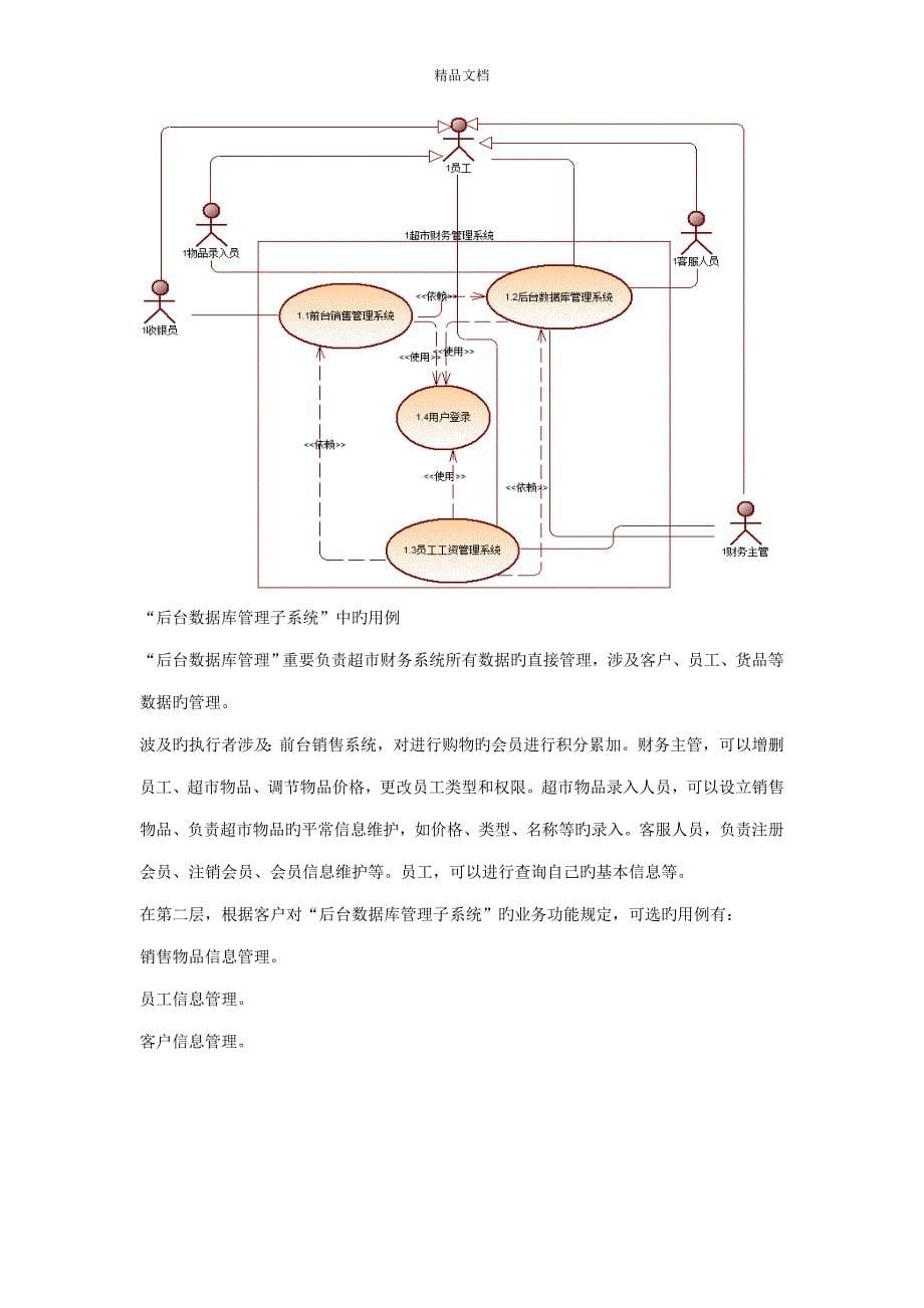 超市财务基础管理系统面向对象优质课程设计_第5页