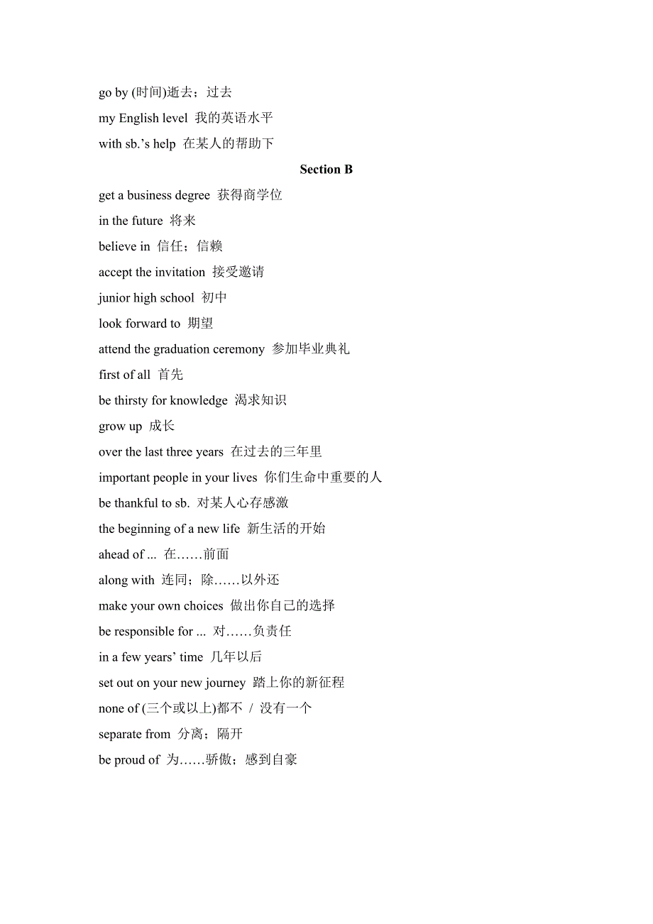 人教版新目标英语九年级全册Unit14单元重点知识梳理及写作指导_第2页