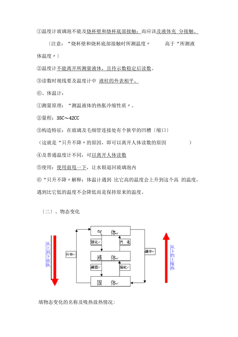 温度与物态变化知识点梳理_第2页