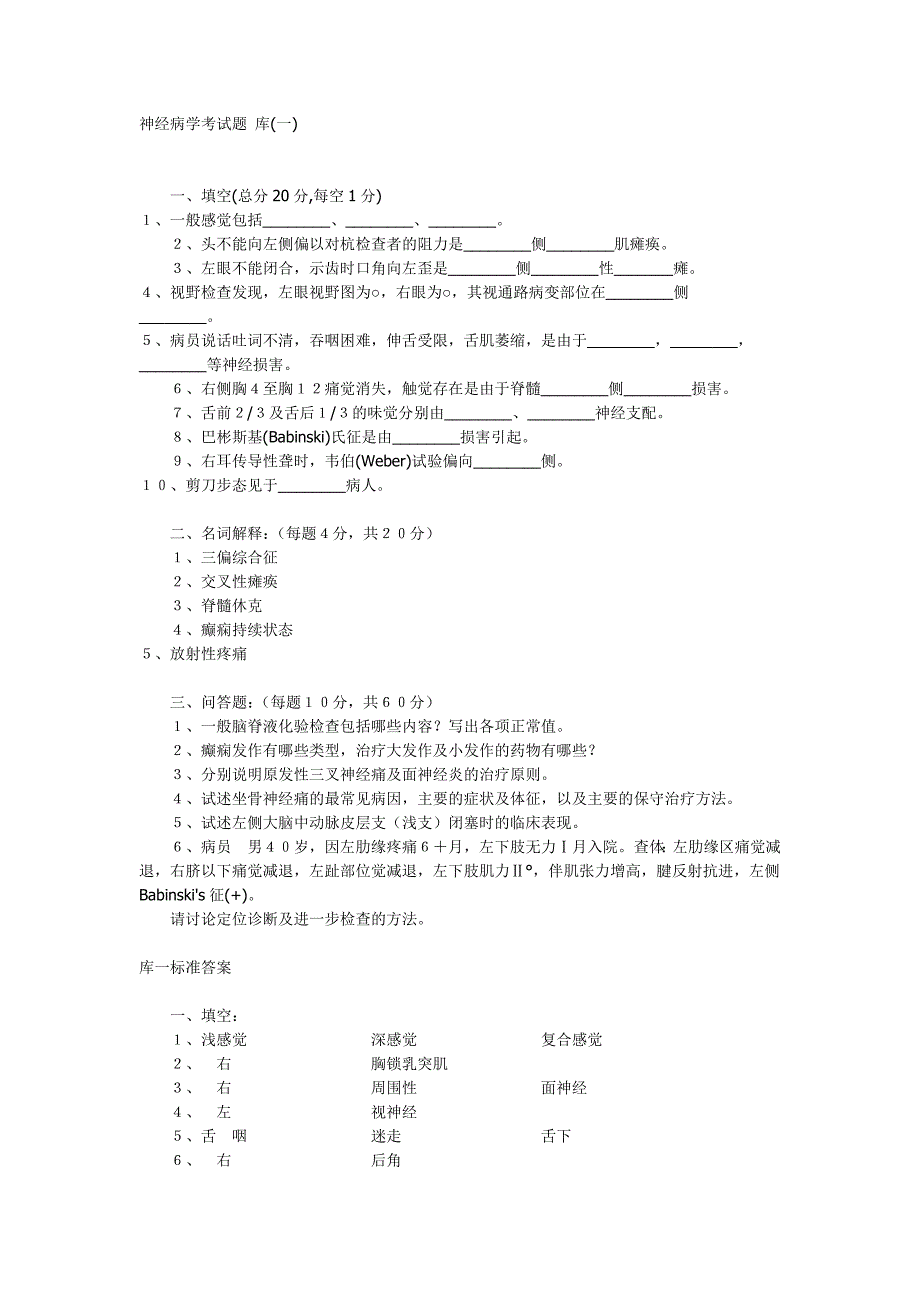 神经病学复习资料21套.doc_第1页