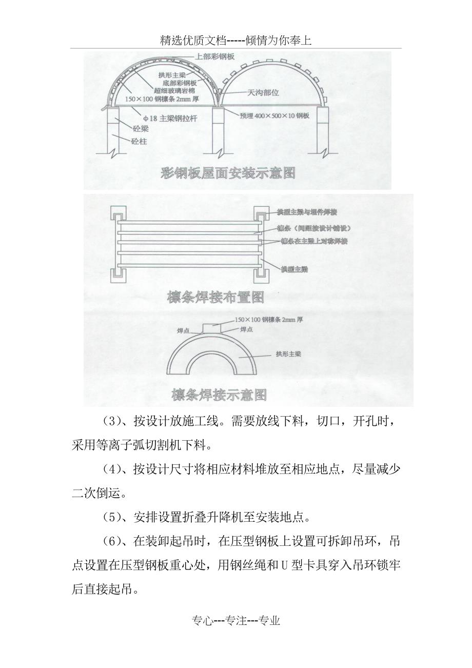 屋面及墙体保温彩钢板施工工法_第3页