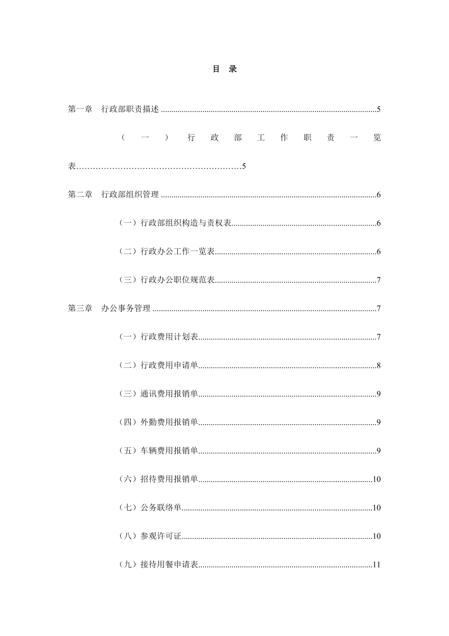 2023年行政文秘办公室文员必备表格_第1页