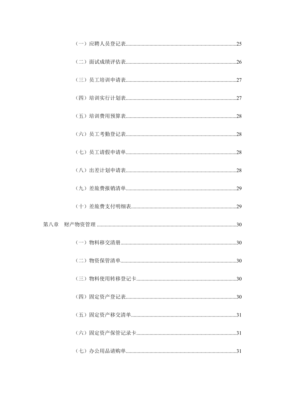 2023年行政文秘办公室文员必备表格_第4页