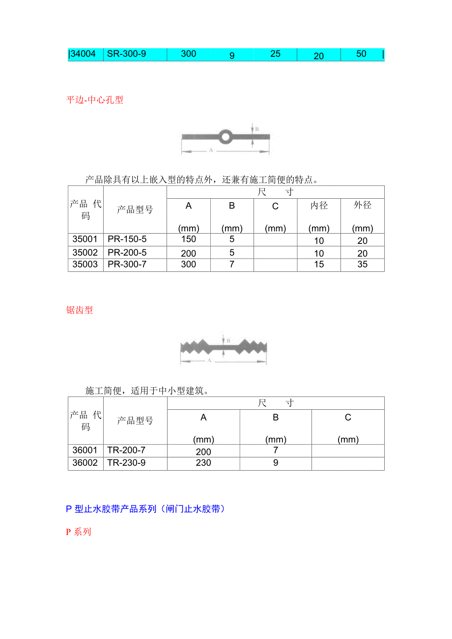 橡胶止水带的相关性能参数_第3页