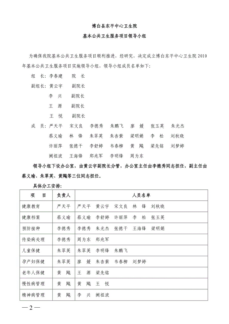 公共卫生服务项目方案_第2页