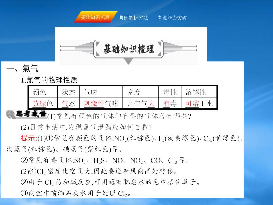 高三化学一轮复习第四章非金属及其化合物第二节氯及其化合物课件_第4页