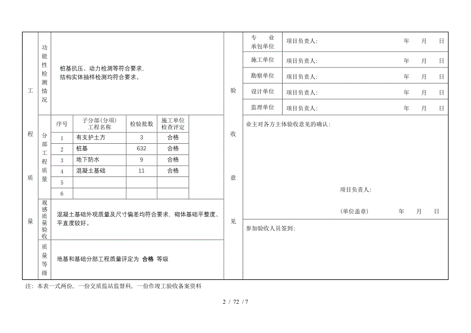 结构工程验收报告中间工程验收_第2页