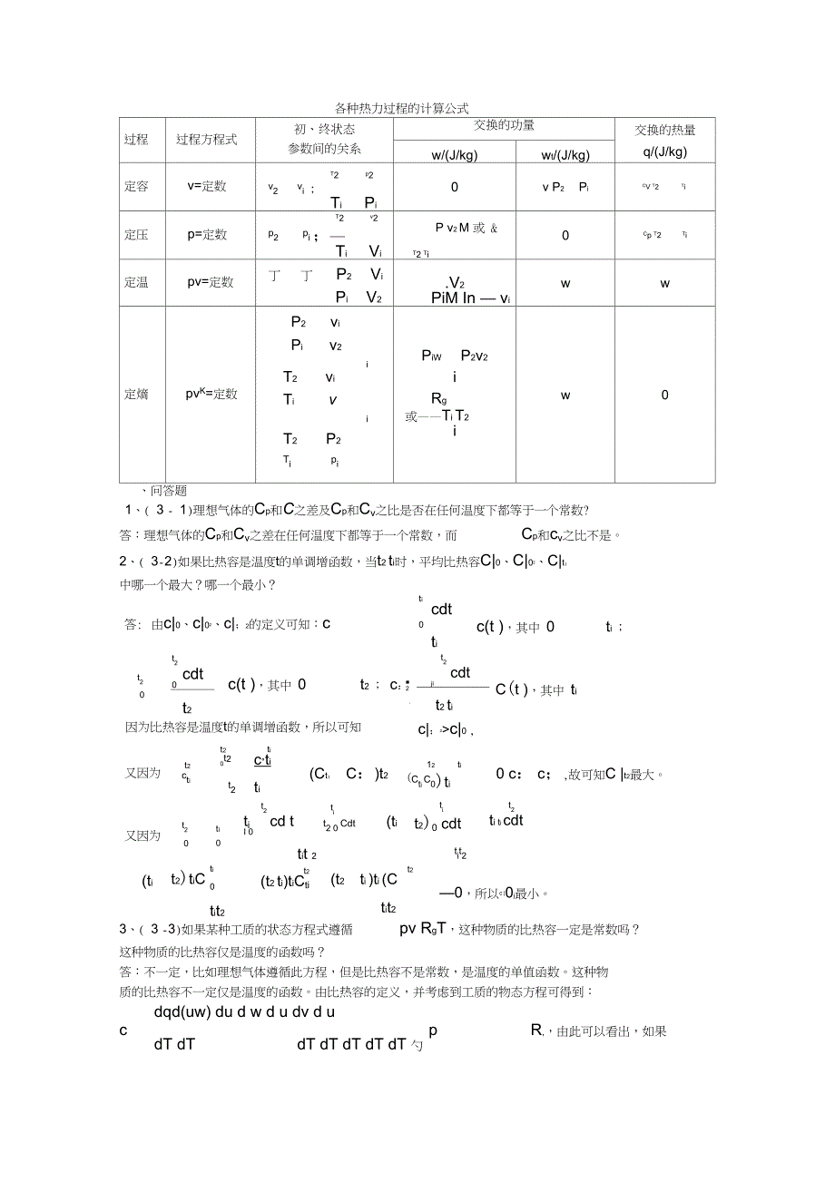 热工学原理期末复习_第3页