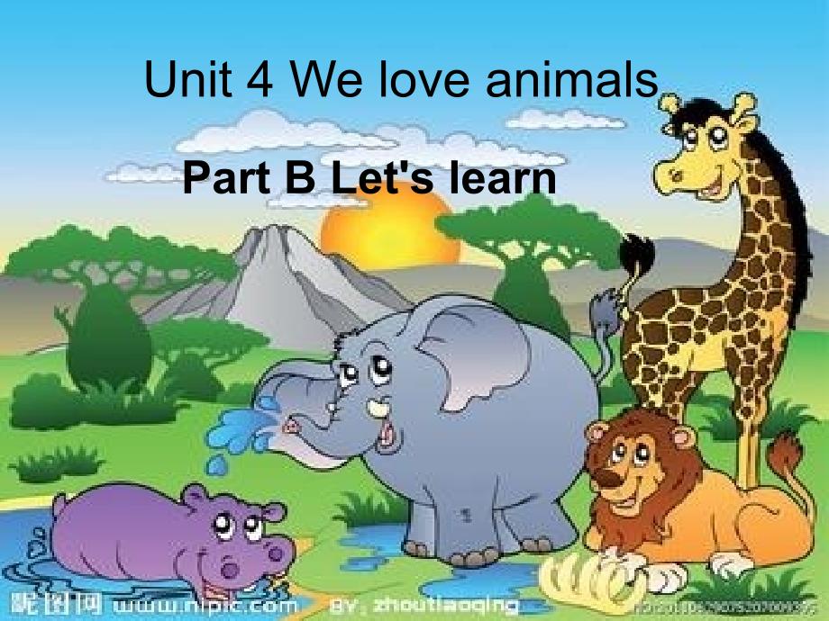 三年级英语上册unit4weloveanimalsBlearnPPT_第1页