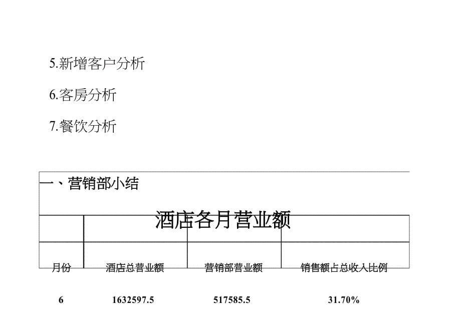 大酒店月营销分析报表_第5页