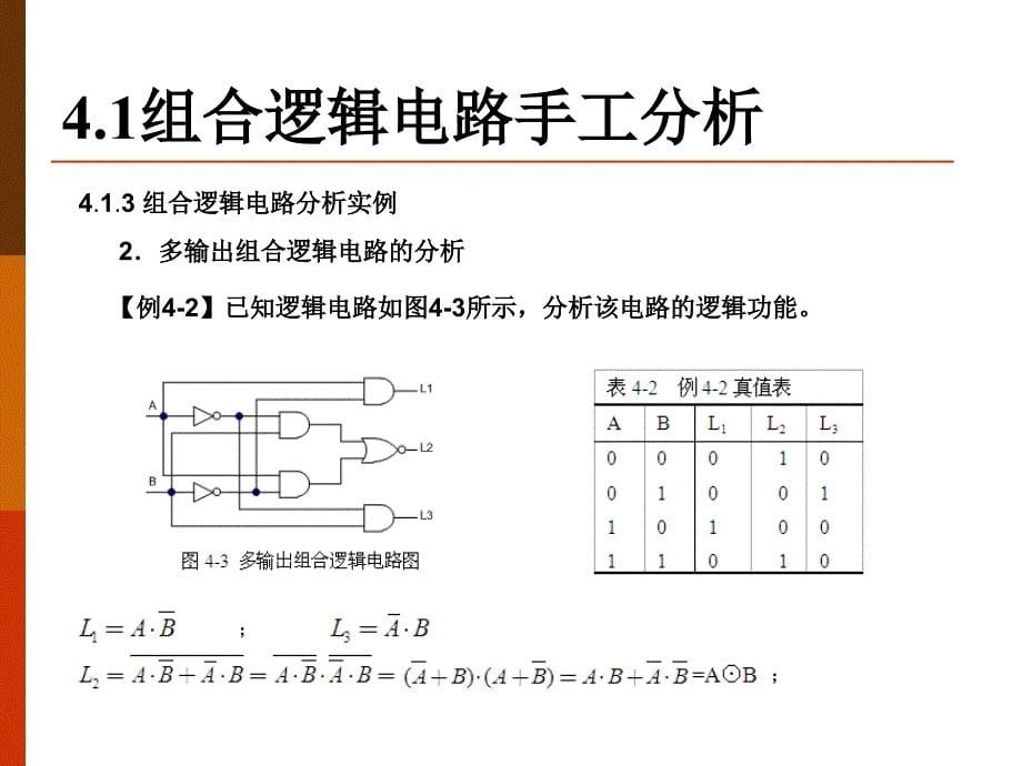 第4章-组合逻辑电路的分析与设计_第5页