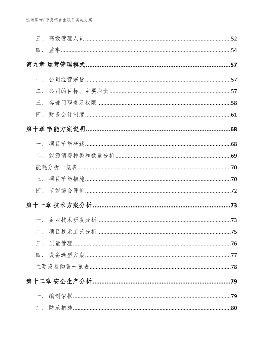 宁夏铝合金项目实施方案（参考范文）_第3页