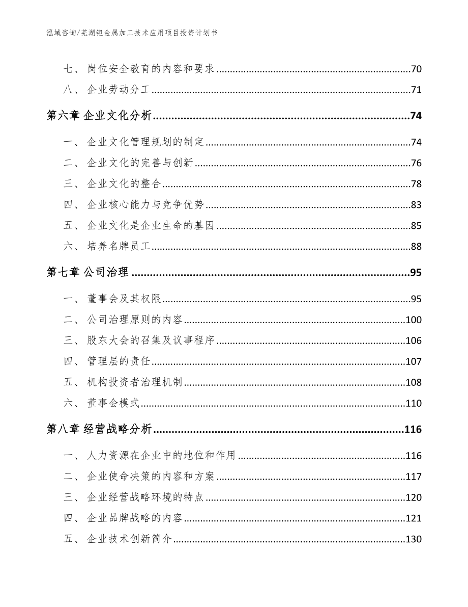 芜湖钽金属加工技术应用项目投资计划书_第4页