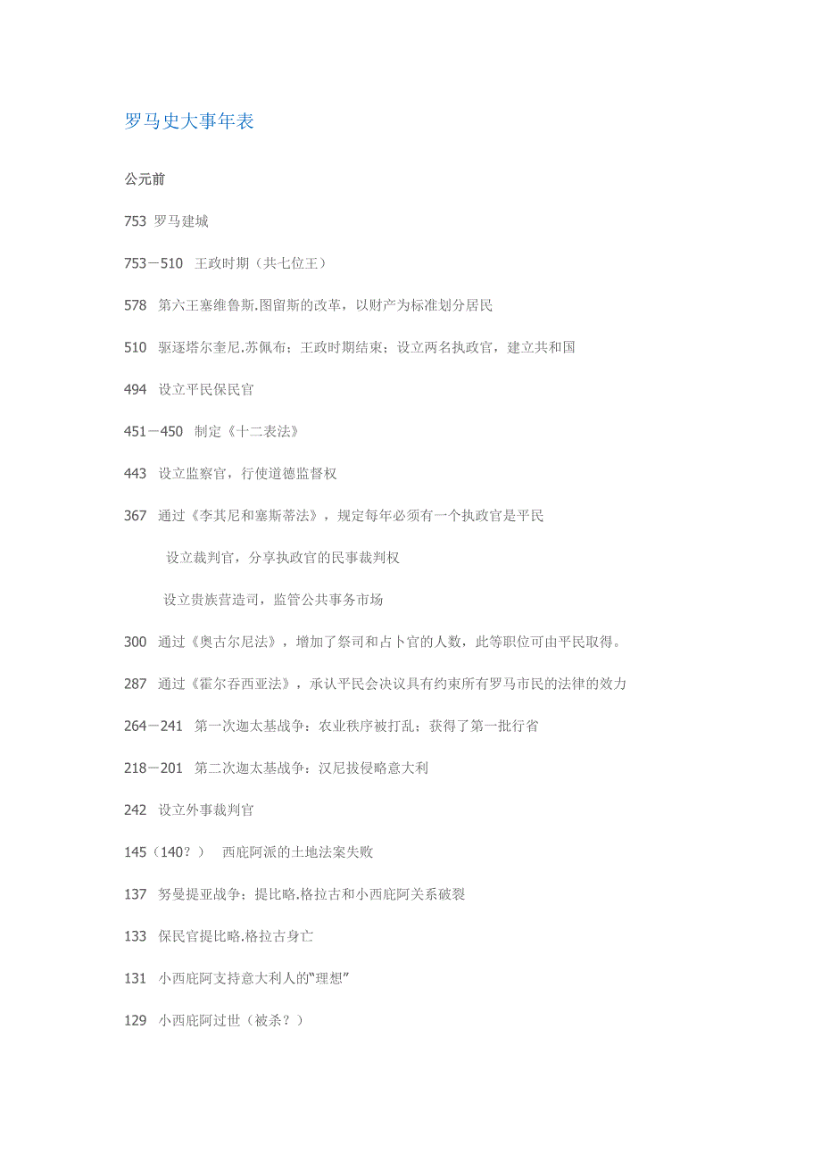 罗马史大事年表.doc_第1页