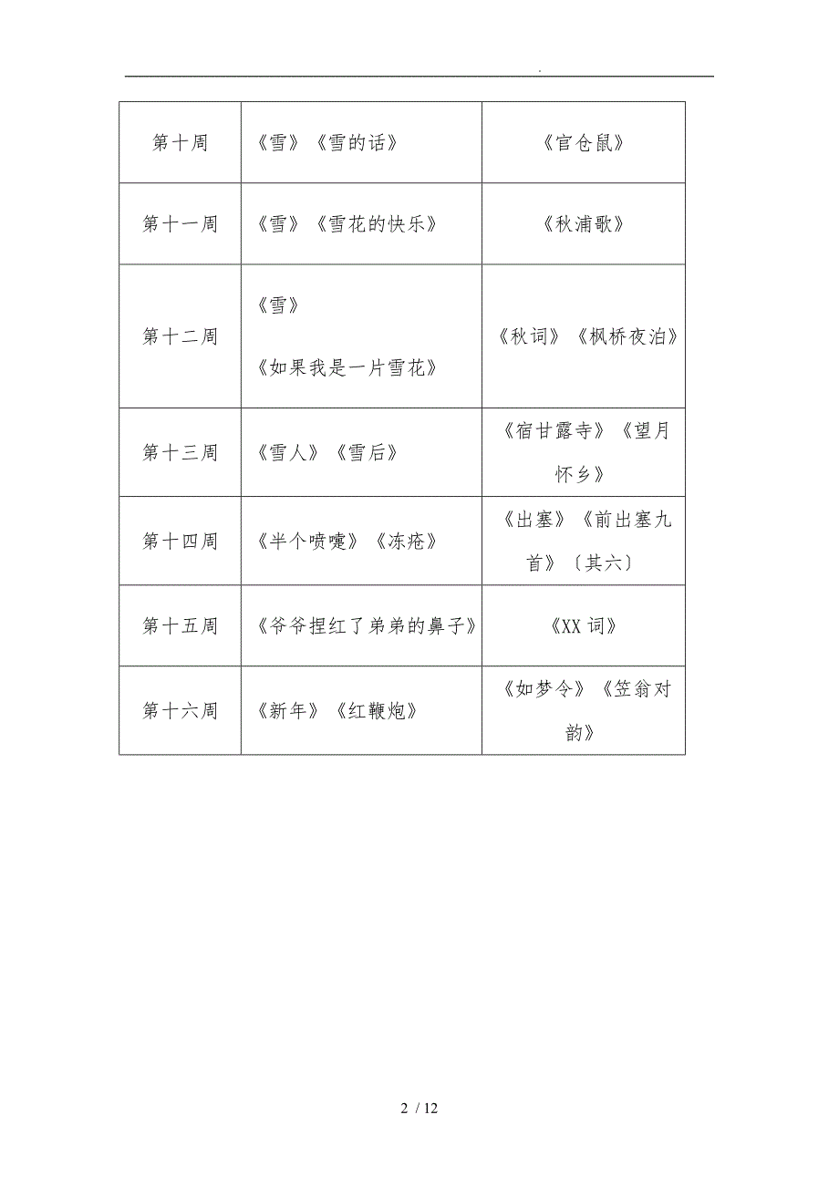 二年级晨诵篇目_第2页