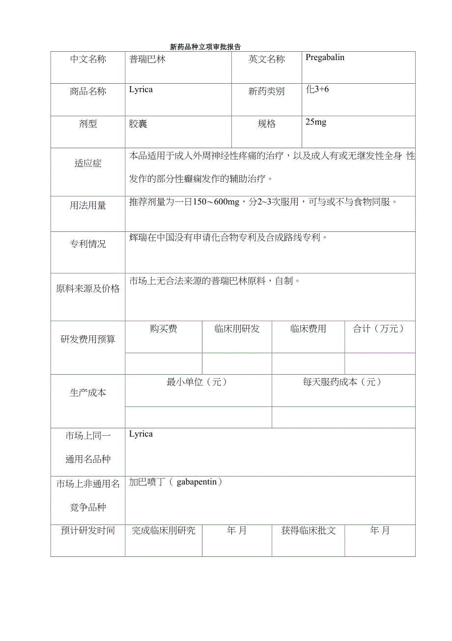 药学研发立项报告模版_第4页