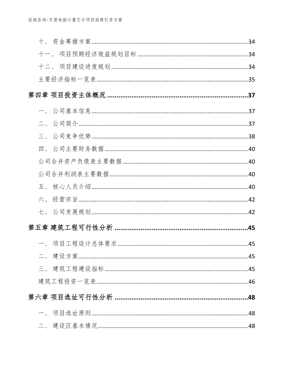 东莞电能计量芯片项目招商引资方案_第3页