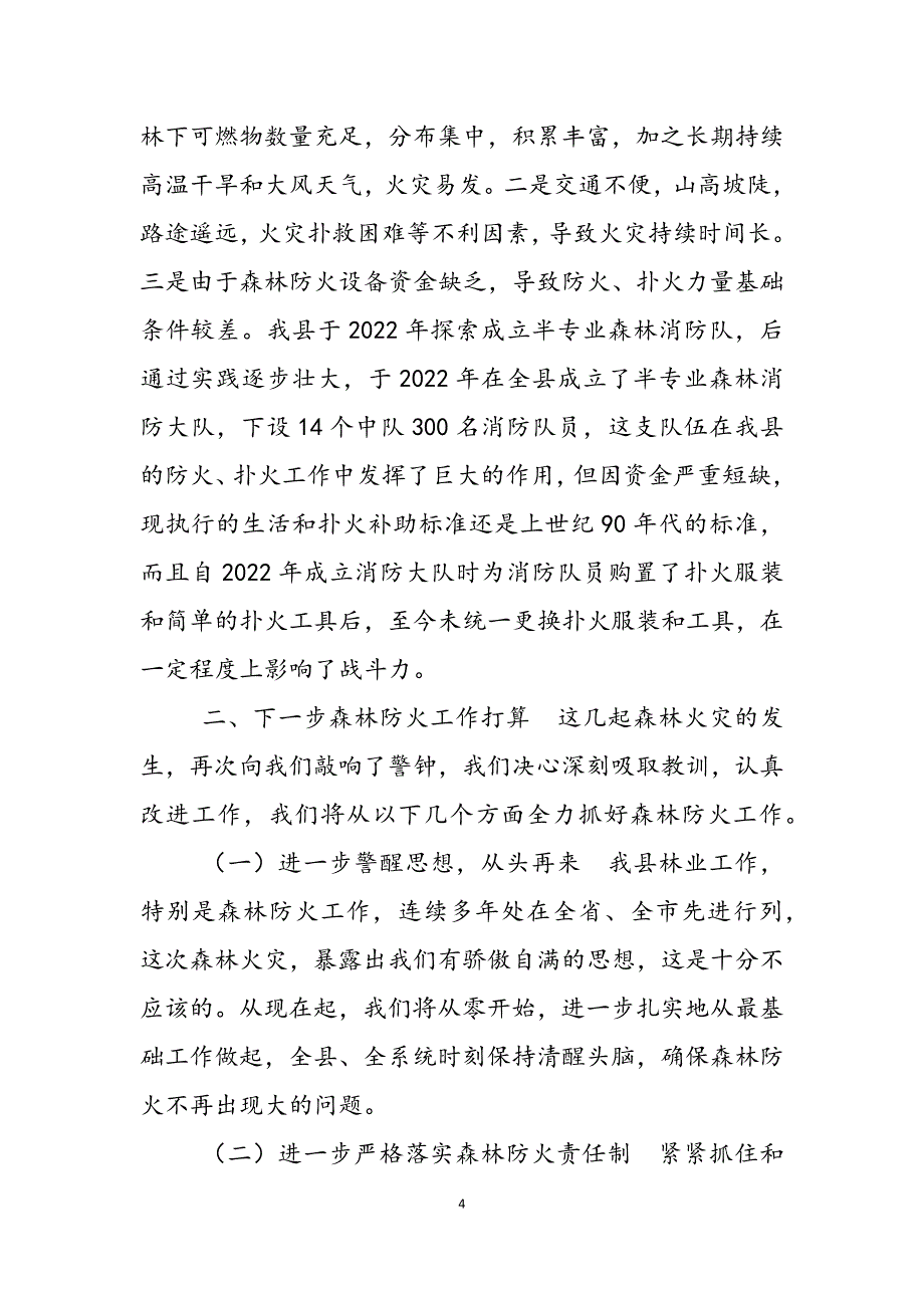 2023年吸取教训加强防火工作千方百计维护森林安全千方百计.docx_第4页