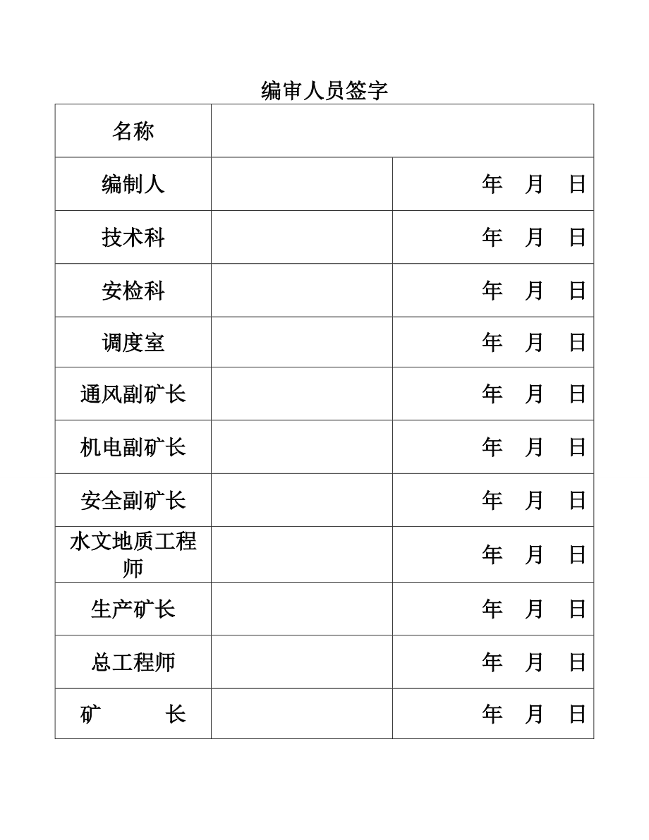 棋盘井矿业公司煤矿灾害预防和处理计划_第2页