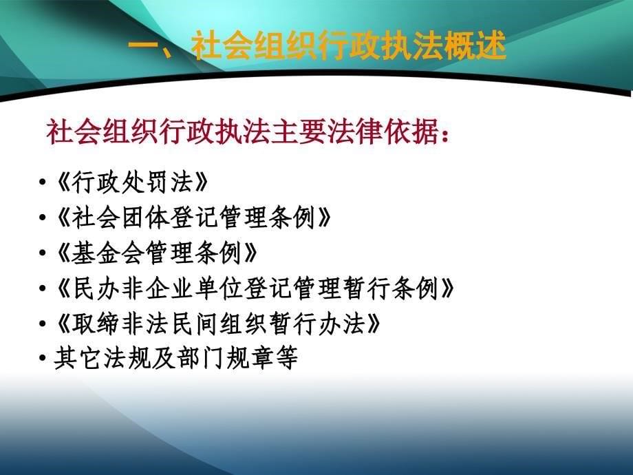 社会组织行政执法程序解读及典型案例分析_第5页