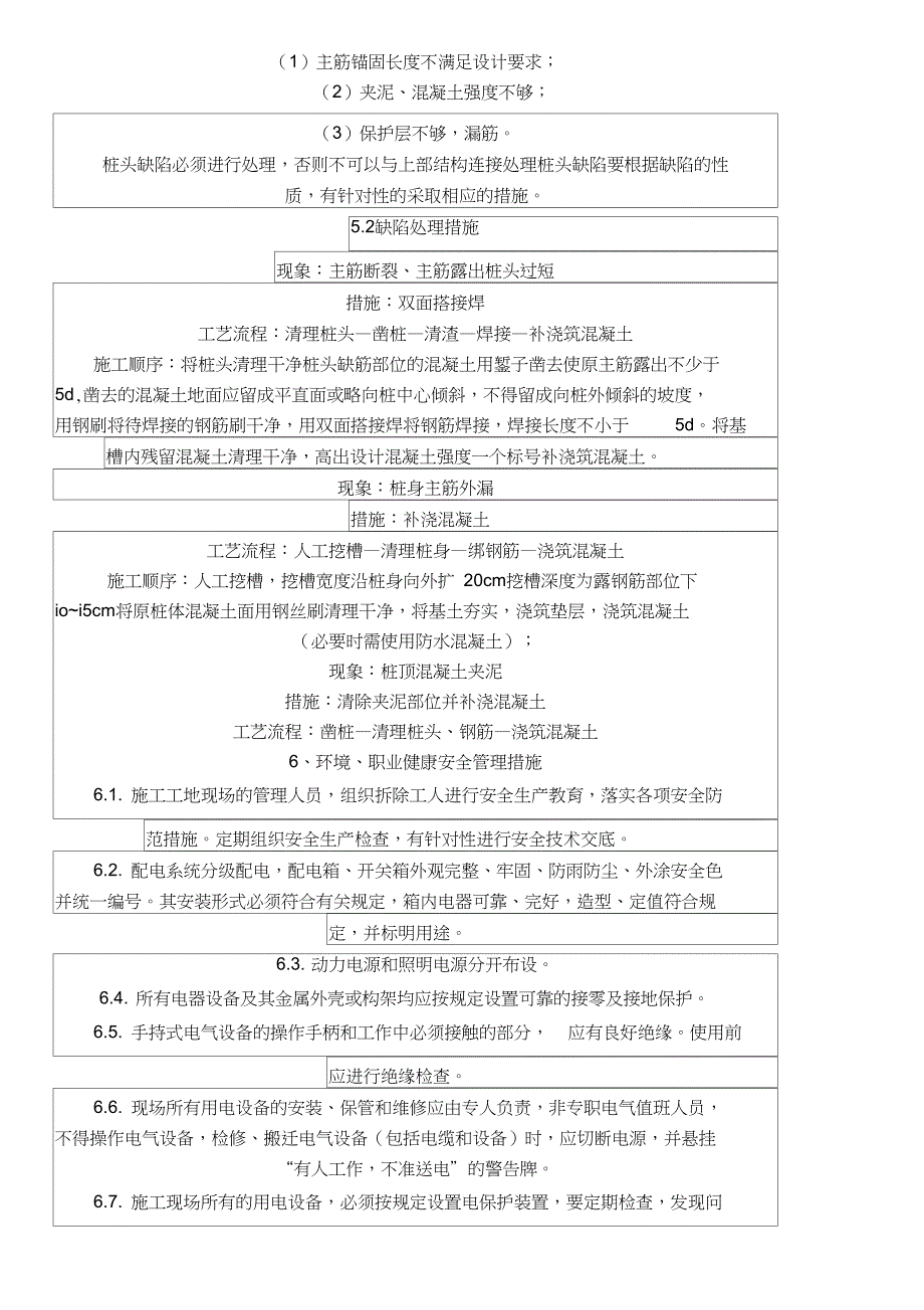 灌注桩破桩头技术经验交底_第3页