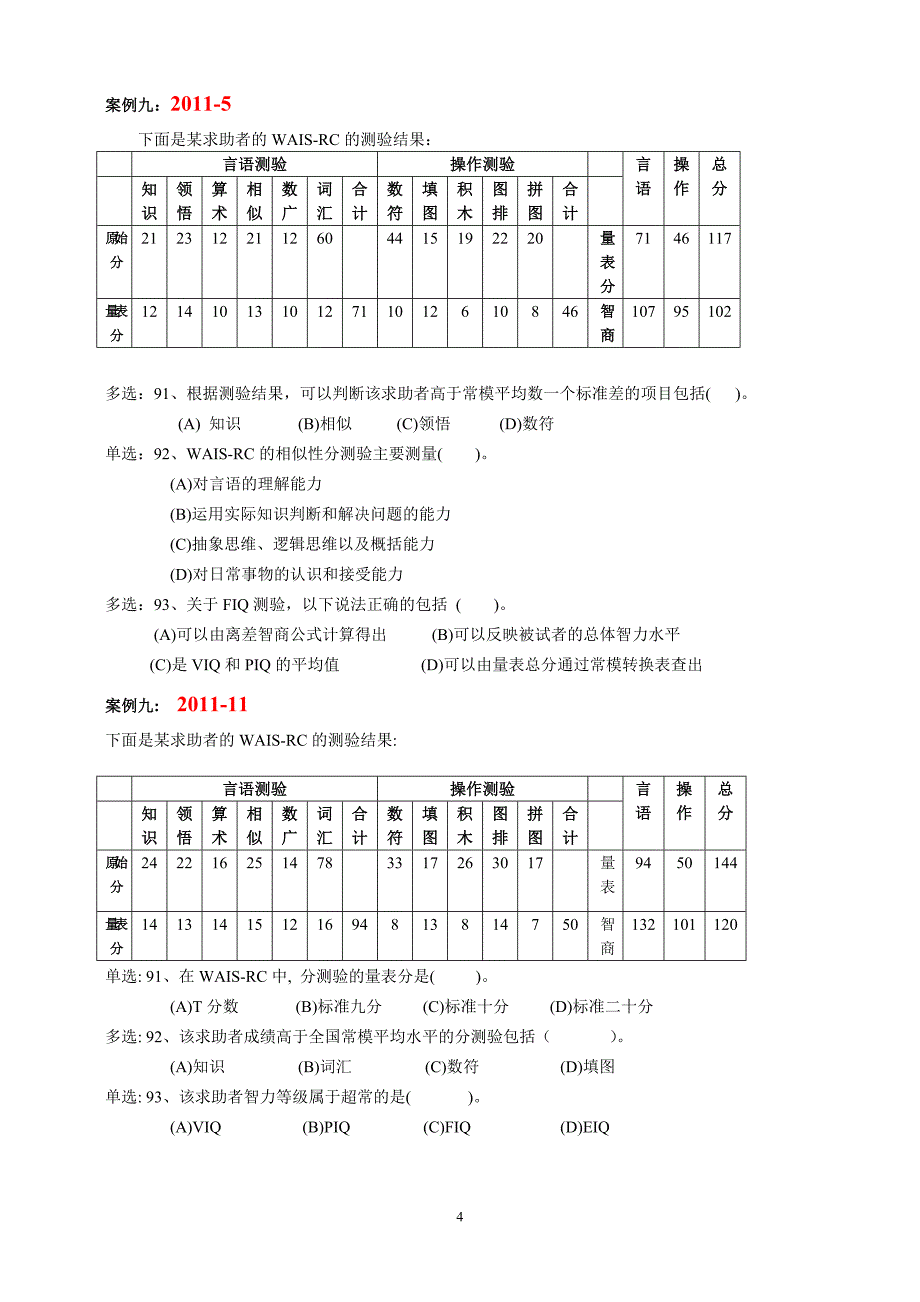 (三级)韦氏智力测验试题.doc_第4页