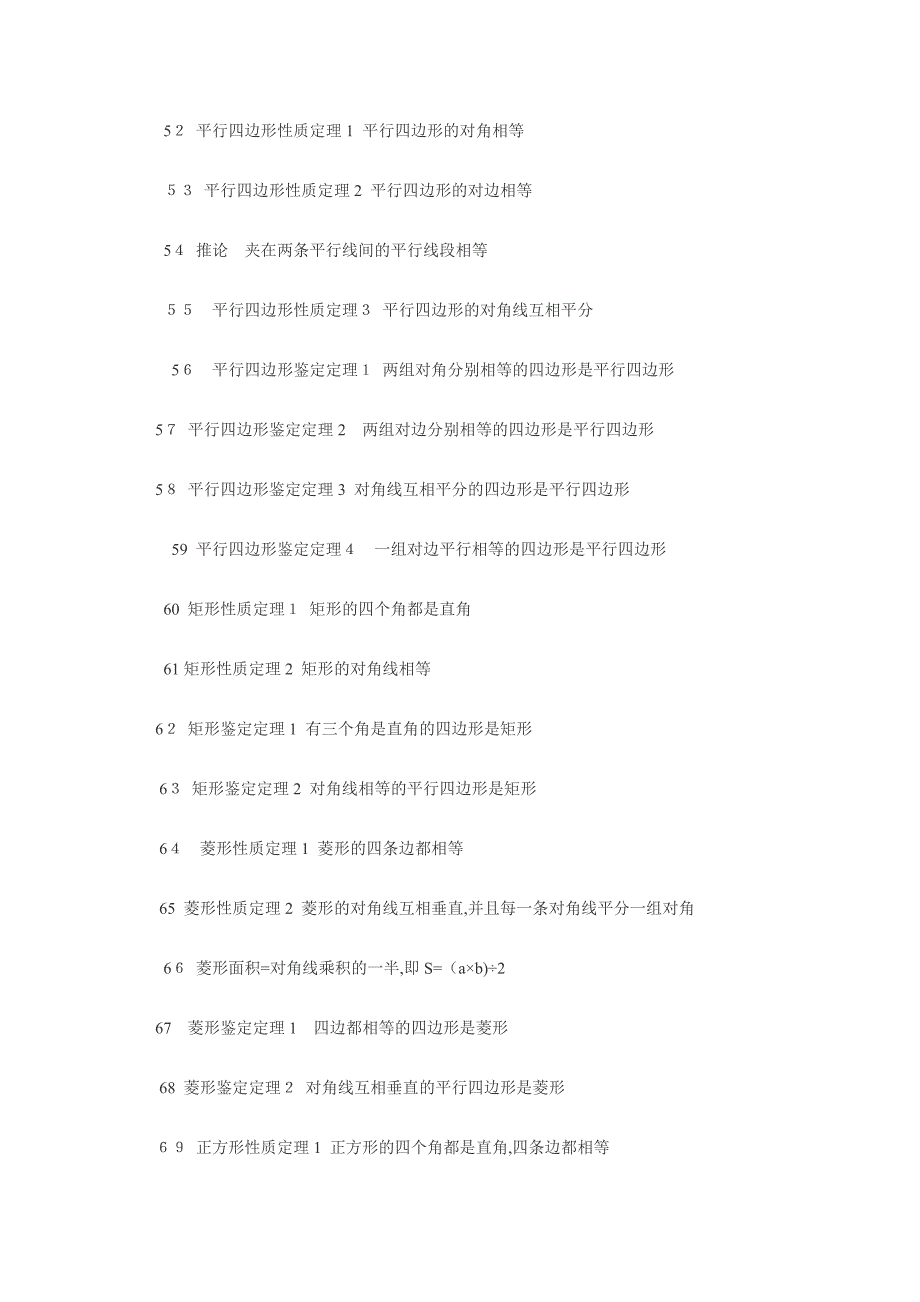 初中数学几何定理121个集锦_第4页